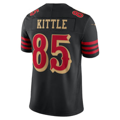 San Francisco 49ers Black Alternate Jersey – George Kittle #85 Fan Football Shirt