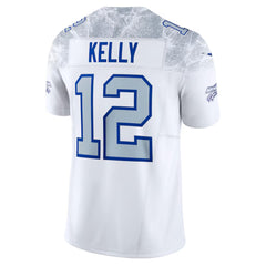 Buffalo Bills Kelly 12 White Football Jersey Men’s Game Day Top