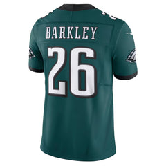 Philadelphia Eagles #26 Barkley Midnight Green Game Day Football Jersey