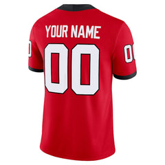 Georgia Bulldogs Custom Red #00 Football Jersey Personalized Name
