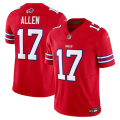 Buffalo Bills Red #17 Allen Men’s Football Jersey Game Day Fan