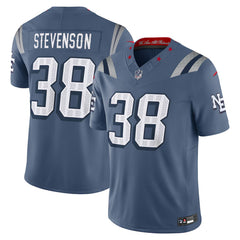 New England Patriots Rhamondre Stevenson #38 Blue NFL Football Jersey