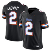 Florida Gators Football Jersey #2 Lagway Black Alternate Team Top
