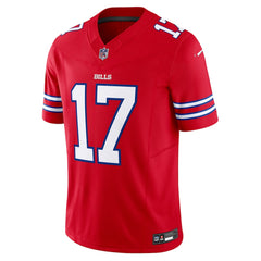 Buffalo Bills Red #17 Allen Men’s Football Jersey Game Day Fan