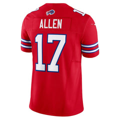 Buffalo Bills Red #17 Allen Men’s Football Jersey Game Day Fan