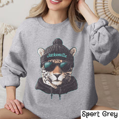 Jacksonville Football Crewneck Sweatshirt, Vintage Sports Fan Apparel, Trendy Game Day Gift, Unisex Sweatshirt, Jacksonville Football Fan