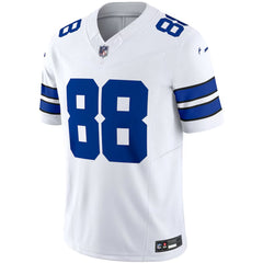 A white and blue football jersey with the number 88 on it.