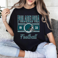 Philadelphia Football Shirt, Philadelphia Women's Gift, Philadelphia T-Shirt For Her, Retro Philadelphia Football Tee, Vintage Football Gift