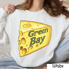 Green Bay Football Crewneck Sweatshirt, Vintage Sports Fan Apparel, Trendy Game Day Gift, Unisex Green Bay Sweatshirt, Green Bay Football