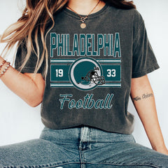 Philadelphia Football Shirt, Philadelphia Women's Gift, Philadelphia T-Shirt For Her, Retro Philadelphia Football Tee, Vintage Football Gift