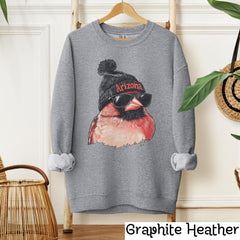 Arizona Football Crewneck Sweatshirt, Vintage Sports Fan Apparel, Trendy Game Day Gift, Unisex Arizona Sweatshirt, Arizona Football Fan