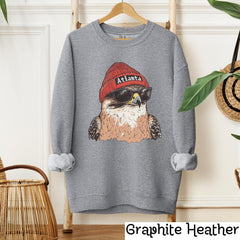 Atlanta Football Crewneck Sweatshirt, Vintage Sports Fan Apparel, Trendy Game Day Gift, Unisex Atlanta Sweatshirt, Atlanta Football Fan