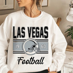 Las Vegas Vintage Sweatshirt, Classic Las Vegas Football Sweater, Las Vegas Football Crewneck, Las Vegas Football Sweatshirt for Women