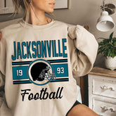 Jacksonville Vintage Sweatshirt, Classic Jacksonville Football Sweater, Jacksonville Football Crewneck, Jacksonville Football Sweatshirt