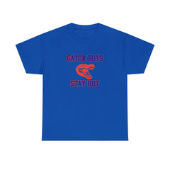 Gator Boys Stay Hot T Shirt - Gainesville Florida Tee, Gators Merch, Basketball National Champions, Unisex Tee, White Black Blue
