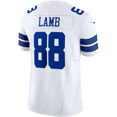 A white football jersey with the name 'LAMB' and the number '88' printed on it.