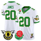 Oregon Ducks James #20 Jersey Rose Bowl 2025 NCAA Football Shirt