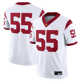 USC Trojans #55 White Limited Away NCAA Football Game Jersey 2025