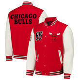 Teepact Chicago Bulls 66 NBA Full-Snap Varsity Jacket