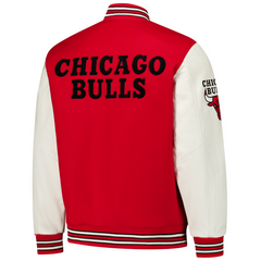 Teepact Chicago Bulls 66 NBA Full-Snap Varsity Jacket