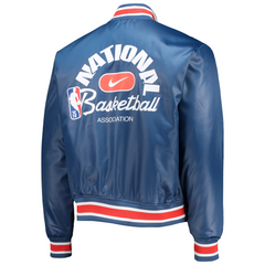 Teepact NBA 75th Anniversary Courtside Satin Full-Snap Jacket