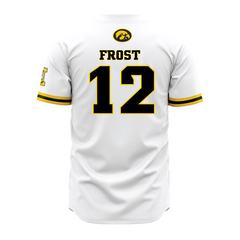 Teepact Jaixen Frost 12 Iowa NCAA Baseball Jersey
