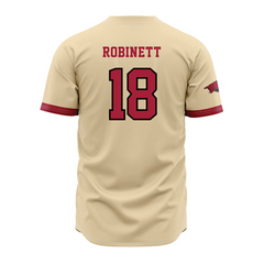 Teepact Reese Robinett 18 Arkansas NCAA Baseball Jersey