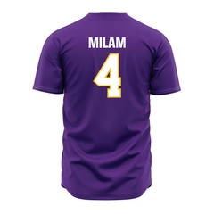 Teepact Steven Milam 4 LSU NCAA Baseball Jersey