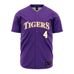 Teepact Steven Milam 4 LSU NCAA Baseball Jersey