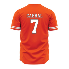 Teepact Angelo Cabral 7 UTRGV NCAA Baseball Jersey