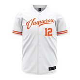 Teepact Isaac Lopez 12 UTRGV NCAA Baseball Jersey