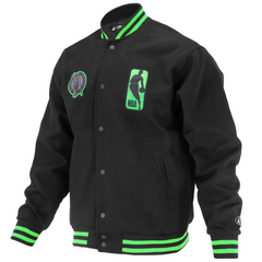 Teepact "Celtics" NBA Boston Celtics Full-Snap Varsity Jacket