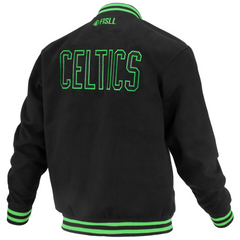Teepact "Celtics" NBA Boston Celtics Full-Snap Varsity Jacket