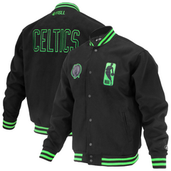 Teepact "Celtics" NBA Boston Celtics Full-Snap Varsity Jacket