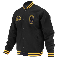 Teep Teepact "Golden State Warriors" NBA Full-Snap Varsity Jacket V2