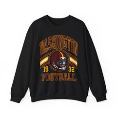 Washington Football Sweatshirt, Football Fan Crewneck, Retro Washington Football Gift for Women, Washington Clothing, Football Sweatshirt