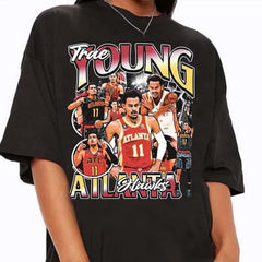 Vintage 90s Graphic Style Trae Young T-Shirt - Trae Young Sweatshirt Retro American Basketball Gift For Man and Woman Unisex Shirt