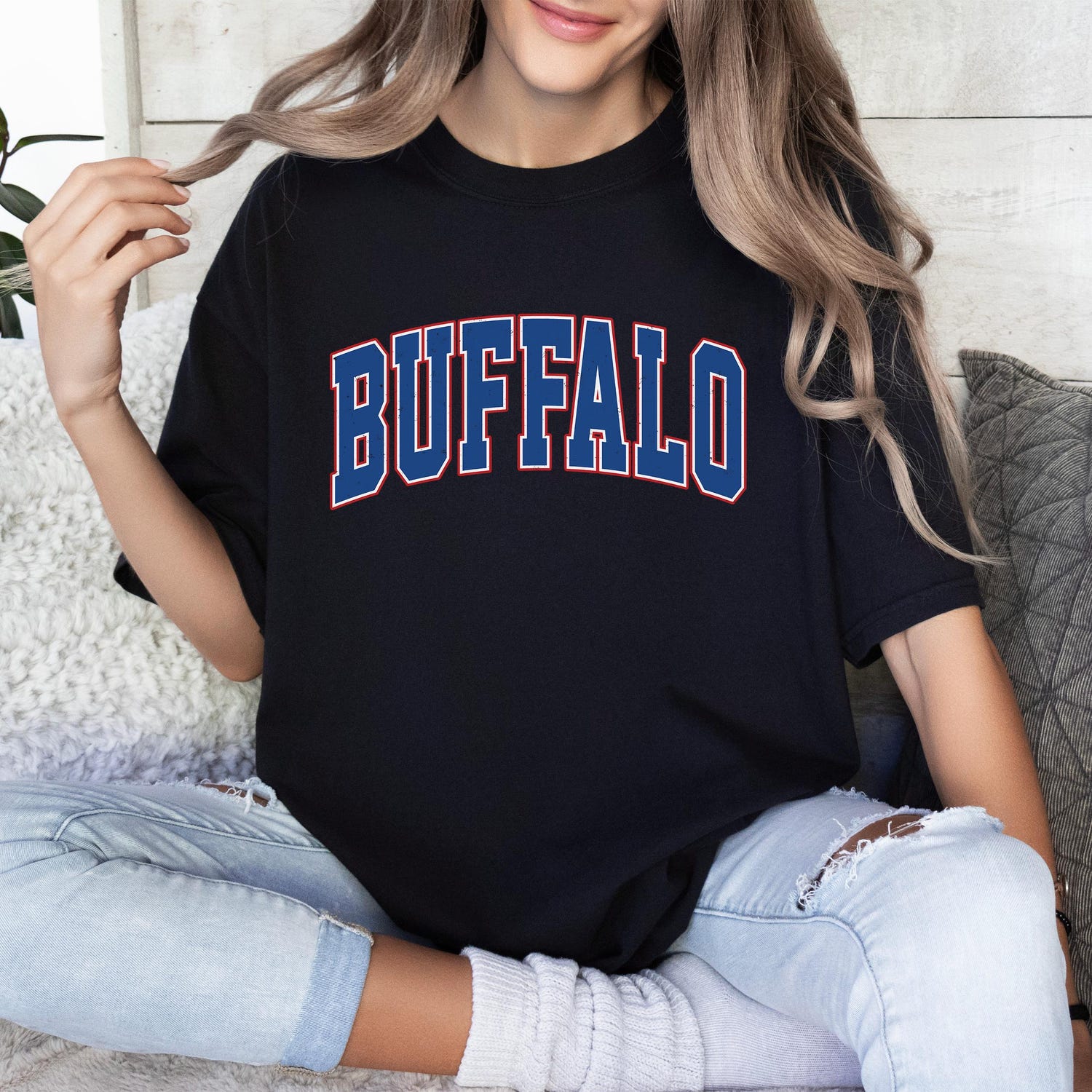 Buffalo Football Women's Gift, Buffalo Football Retro T-Shirt For Him, Buffalo Football Tee For Women, Buffalo Football Vintage Men's Shirt