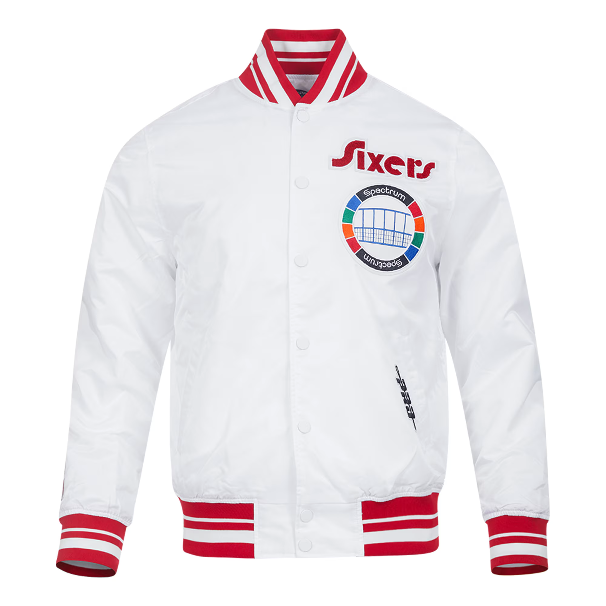 Teepact Philadelphia 76ers Pro Standard 2024/25 City Edition Chenille Satin Full-Snap Jacket