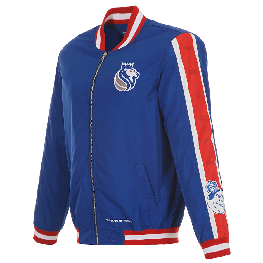 Teepact Sacramento Kings JH Design 2025/26 City Edition Full-Zip Nylon Bomber Jacket