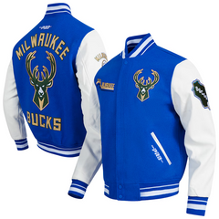 Teepact Milwaukee Bucks Pro Standard 2024/25 City Edition Wool Varsity Full-Zip Jacket
