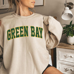 Classic Green Bay Football Sweatshirt, Green Bay Football Sweatshirt, Green Bay Vintage Football Crewneck, Green Bay Gift for Women