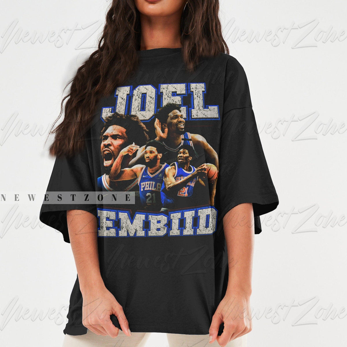 Embiid Shirt Basketball Player MVP The Process Slam Dunk Merchandise Bootleg Vintage Classic 90s Graphic tee Unisex Sweatshirt Hoodie NZ152