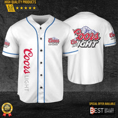 Coors Light Beer Logos Baseball Jersey Shirt Beer Lovers Coors Light Gift - Best Seller Shirts Design In Usa - Shirt King