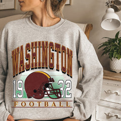 Classic Washington Football Sweatshirt, Washington Football Sweatshirt, Washington Vintage Football Crewneck, Washington Gift for Women