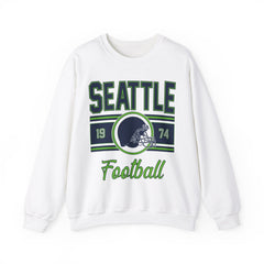 Seattle Vintage Sweatshirt, Classic Seattle Football Sweater, Women's Seattle Football Crewneck, Seattle Football Sweatshirt for Women