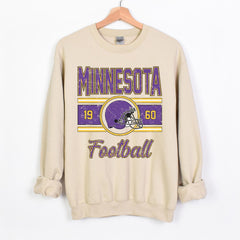 Vintage Minnesota Sweatshirt For Him, Minnesota Football Gift For Women, Retro Minnesota Football Sweater, Minnesota Football Crewneck