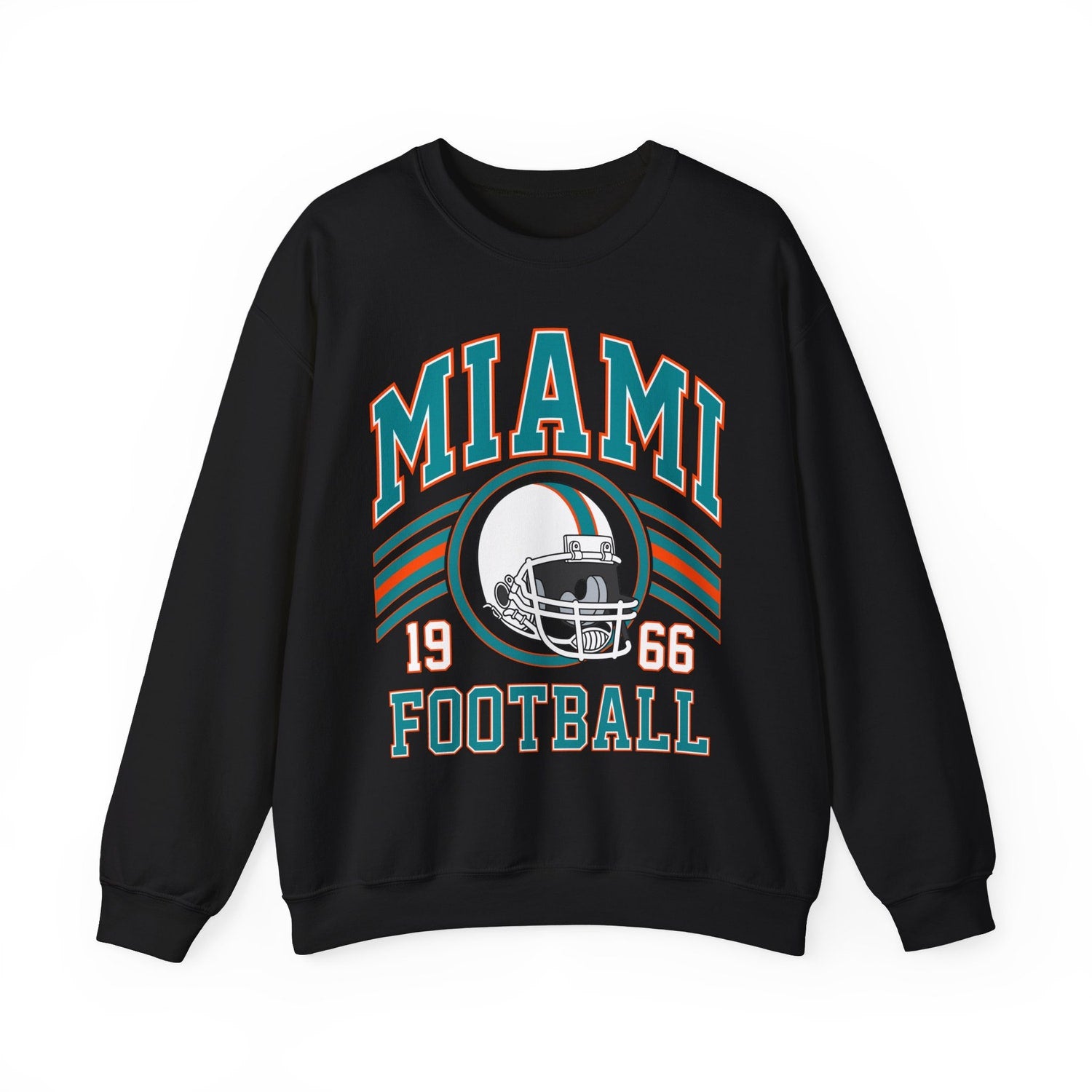 Miami Football Sweatshirt, Women's Football Fan Crewneck, Retro Miami Football Gift for Women, Miami Clothing, Football Sweatshirt