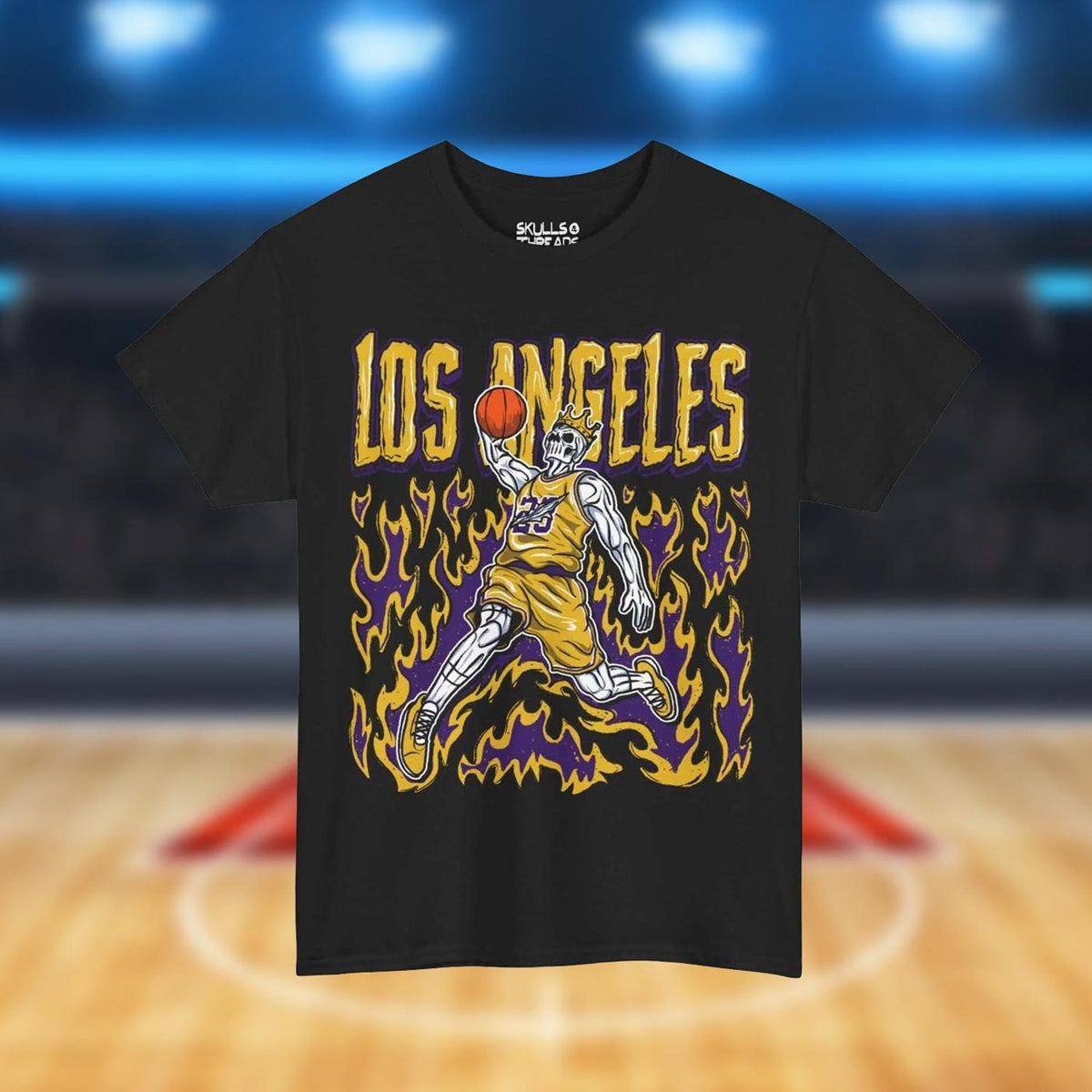 Los Angeles Basketball Shirt - Graphic Tees - Skeleton Shirt - Vintage - Lakers Shirt - Bootleg - Streetwear - Fan Merch T-shirt