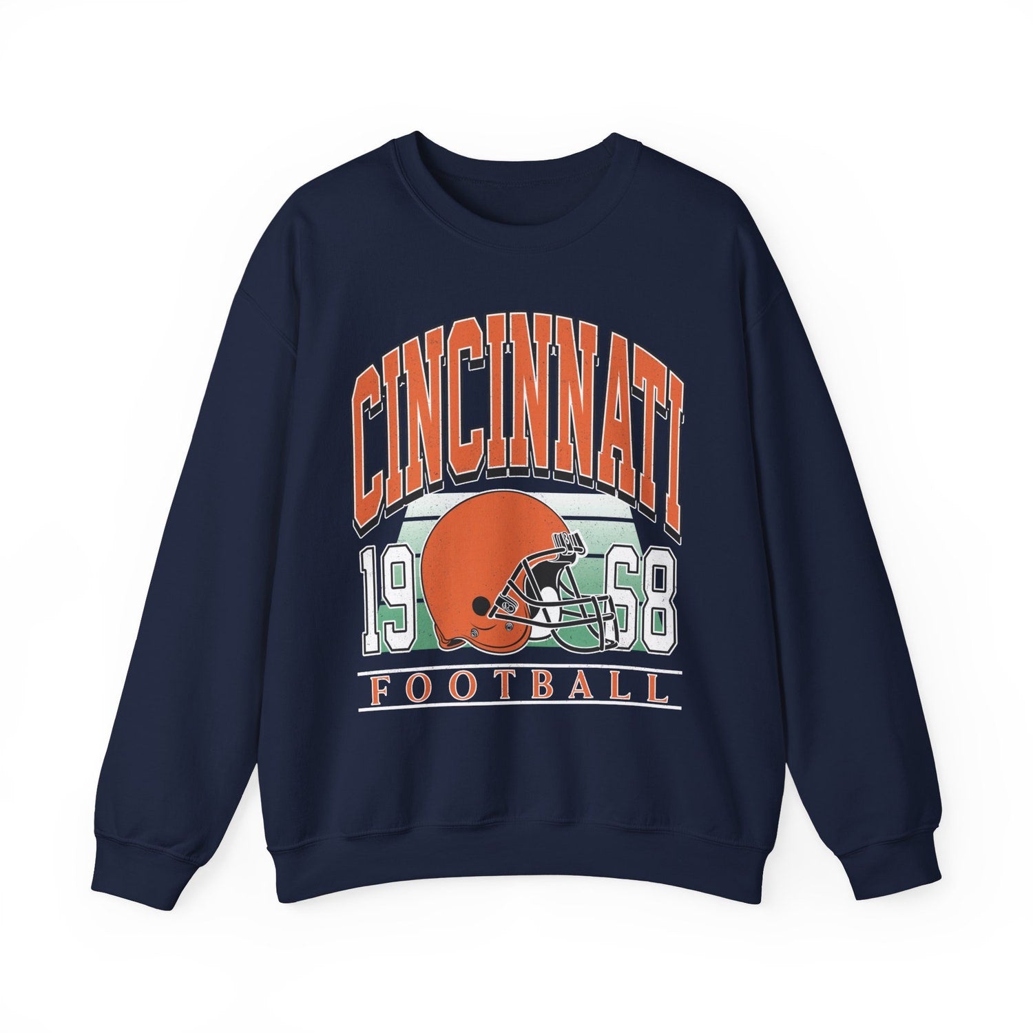Cincinnati Vintage Sweatshirt, Classic Cincinnati Football Sweater, Cincinnati Football Crewneck, Cincinnati Football Sweatshirt for Women